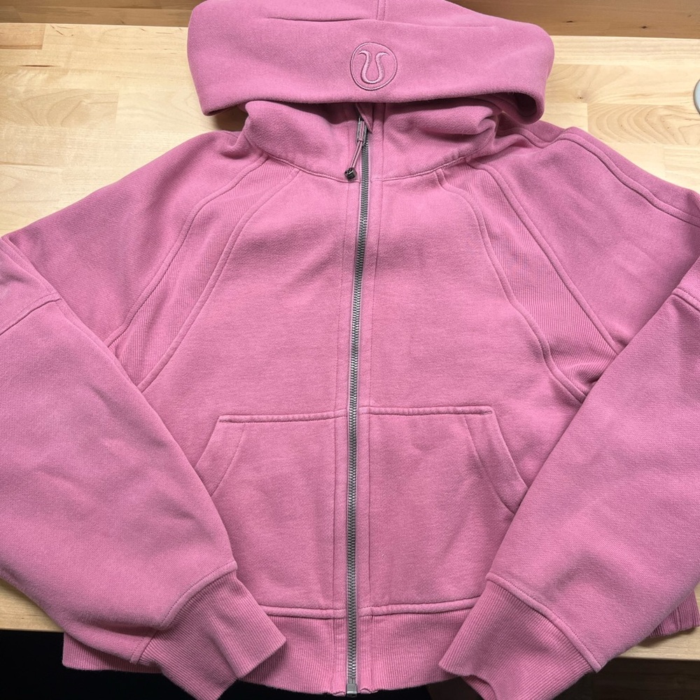 Lululemon scuba full zip crop